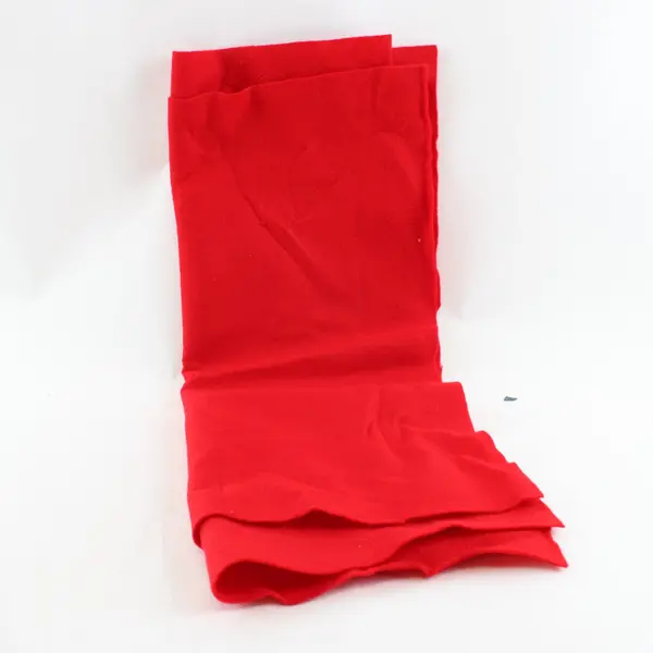 Lot of 2 Red Felt Fabric Pieces 12 x 9 Craft Sewing DIY 