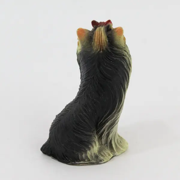 Ceramic Yorkshire Terrier Yorkie Dog Figurine 4 Inch Home Decor