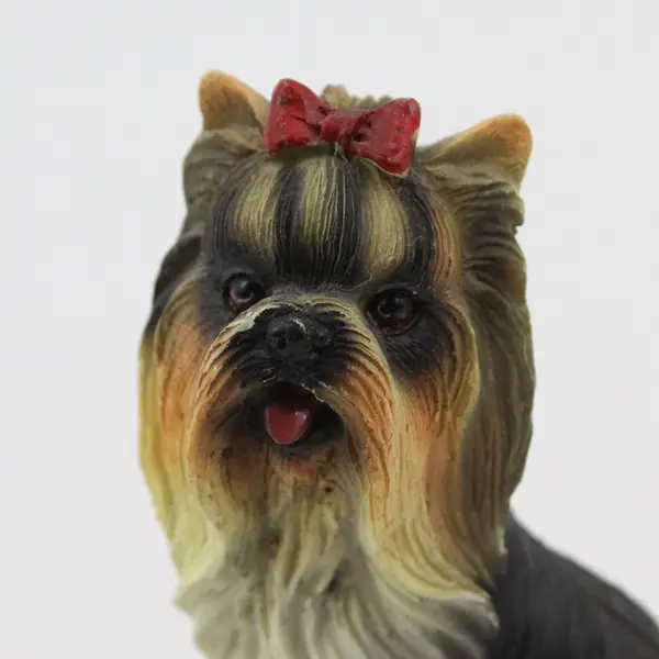Ceramic Yorkshire Terrier Yorkie Dog Figurine 4 Inch Home Decor
