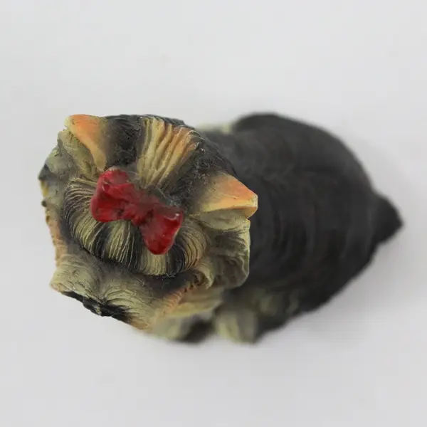 Ceramic Yorkshire Terrier Yorkie Dog Figurine 4 Inch Home Decor