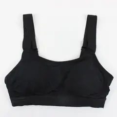 Bebe Black Padded Sports Bra Women's Medium