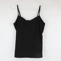 George Solid Black Camisole Women's Large 12-14