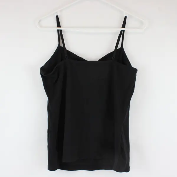 George Solid Black Camisole Women's Large 12-14