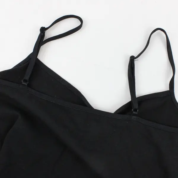 George Solid Black Camisole Women's Large 12-14