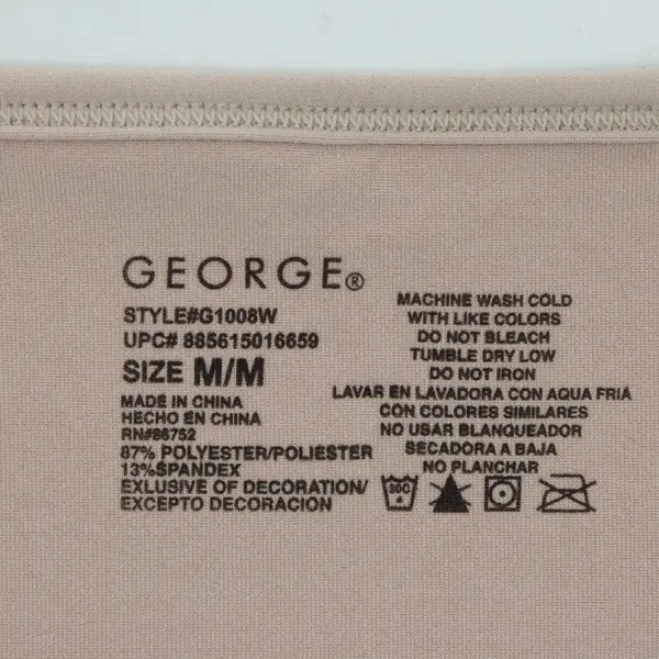 George Beige Nude Slip Dress Women's Medium Sleepwear Layering