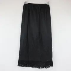 Sears Women's Black Nylon Half Slip Lingerie Size Small