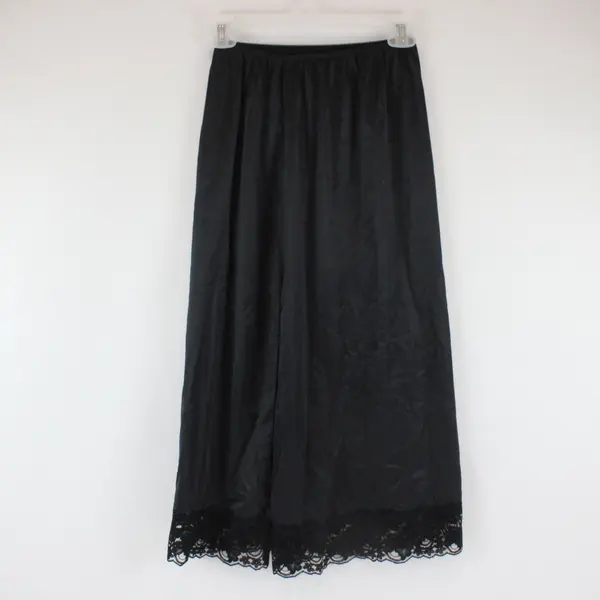 Sears Women's Black Nylon Half Slip Lingerie Size Small