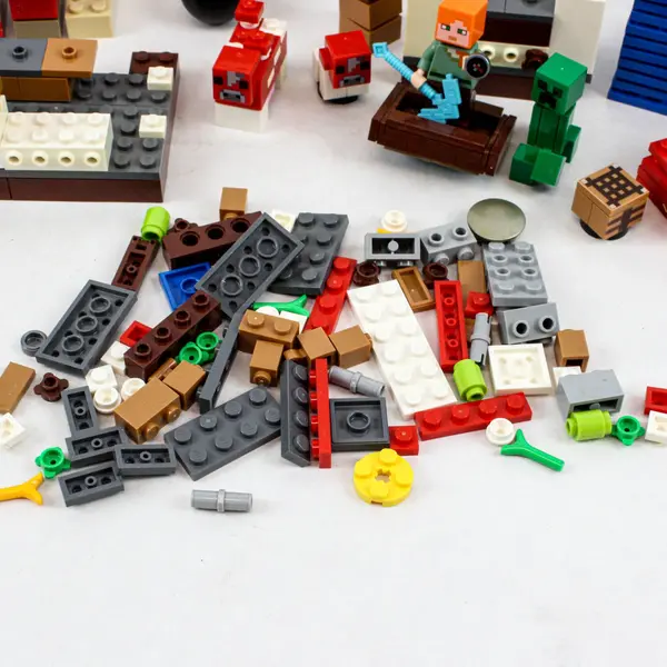 LEGO Minecraft 21129 The Mushroom Island Set Completeness Unknown