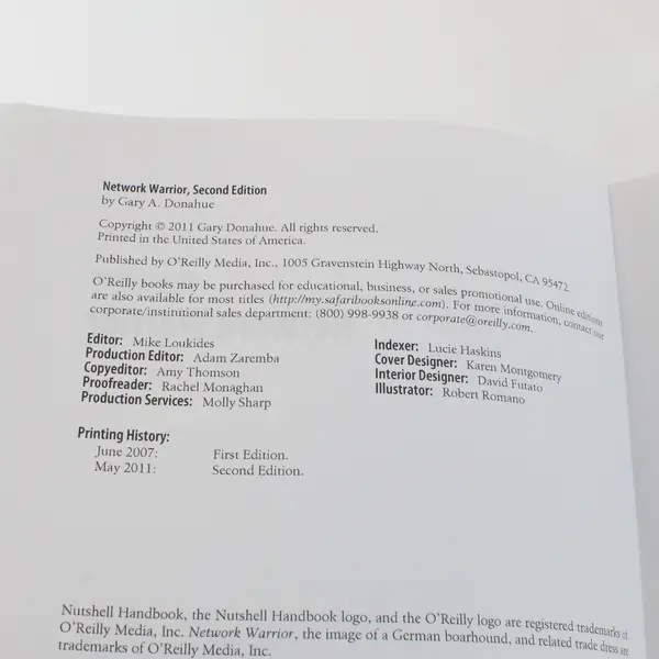 Network Warrior Gary A. Donahue CCNA Exam O'Reilly Networking Book