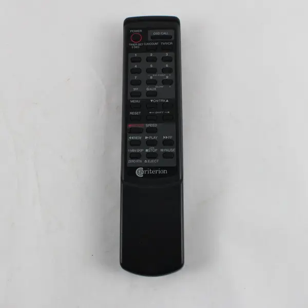 Original Criterion TV VCR Remote Control Replacement Used