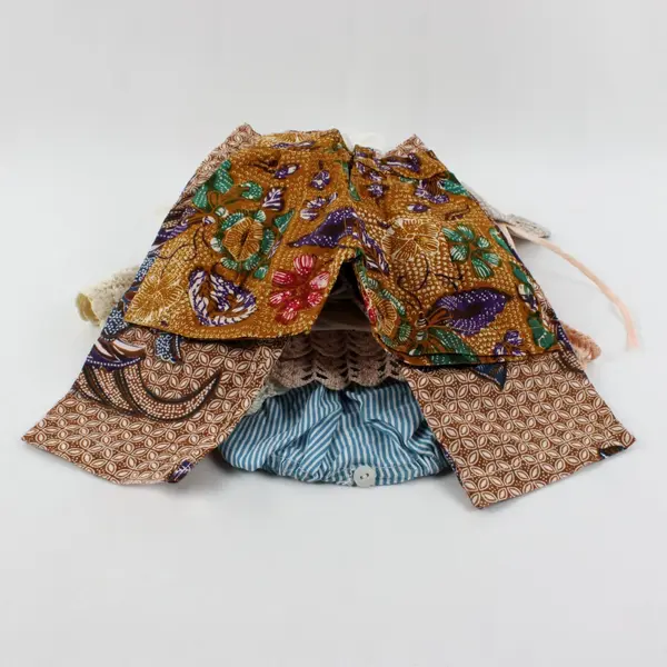 Mixed Lot of 11 Vintage Handmade Doll Clothes FLAWED