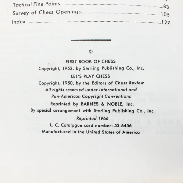 Barnes & Noble Chess Books 3 Paperbacks Strategy First Book Problems
