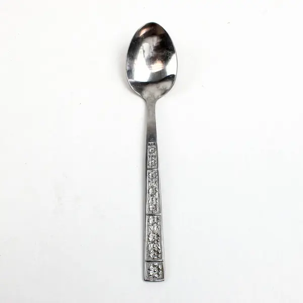 Lot of 2 Stainless Steel Spoons Various Brands Patterns (Rogers, Imperial Intl)
