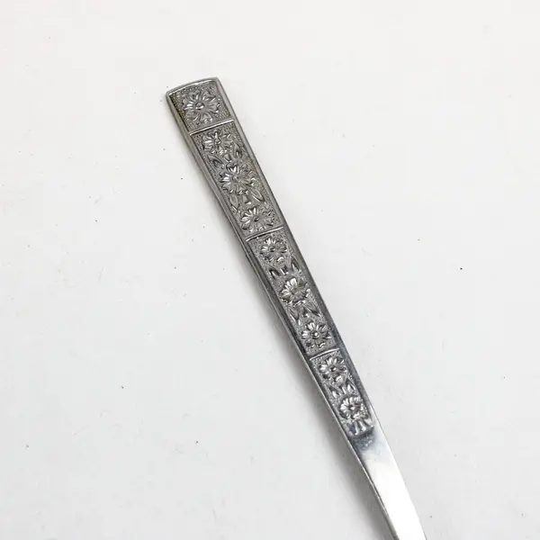 Lot of 2 Stainless Steel Spoons Various Brands Patterns (Rogers, Imperial Intl)