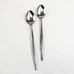 Lot of 2 AMC Venice Stainless Steel Iced Tea Spoons 7 5/8" long Made in Japan 