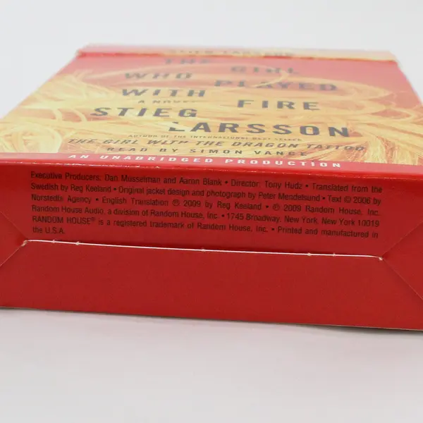 The Girl Who Played With Fire Stieg Larsson 2009 Audiobook 15 CDs 18.5 Hr Unabr