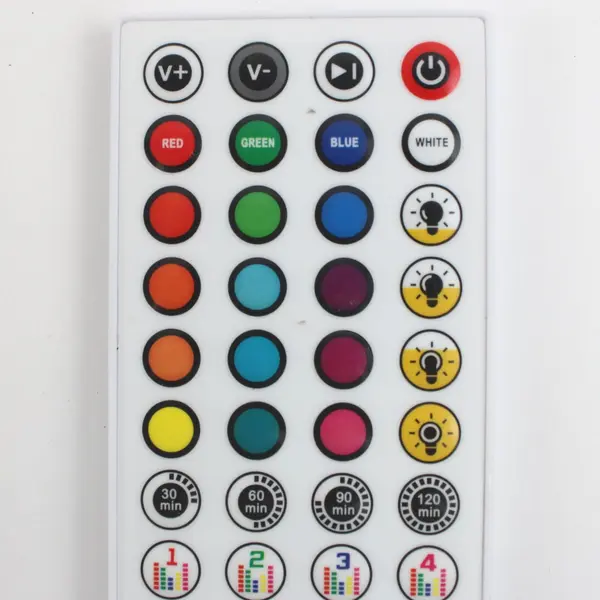 24-Key IR Remote Control for RGB LED Strip Lights Used