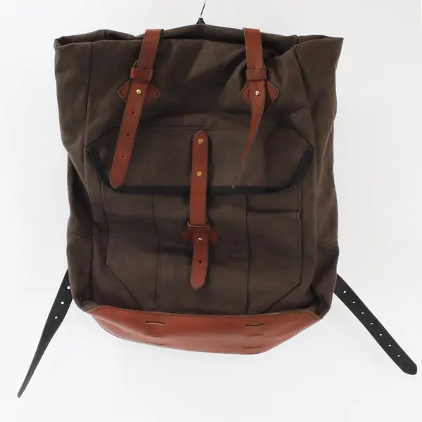 Tanner Goods Brown Canvas Rucksack Backpack Travel Work School