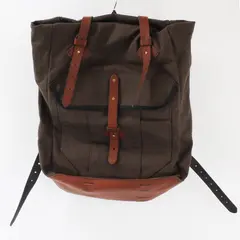 Tanner Goods Brown Canvas Rucksack Backpack Travel Work School