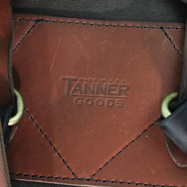 Tanner Goods Brown Canvas Rucksack Backpack Travel Work School