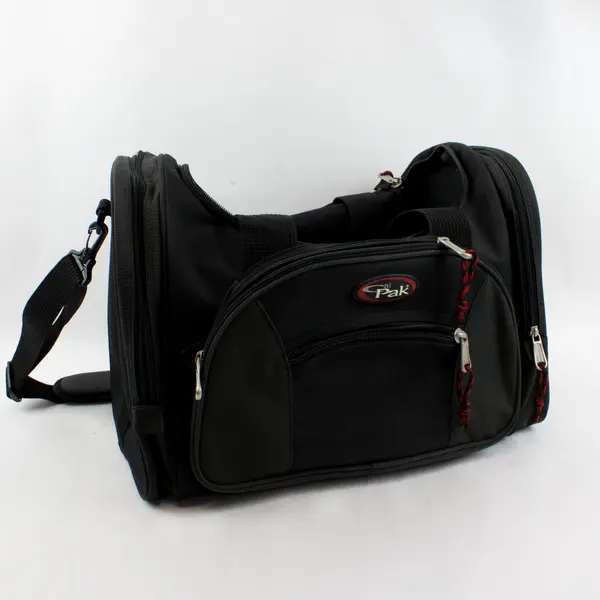 CalPak California Pak Black Multi-Compartment Travel Duffel Bag