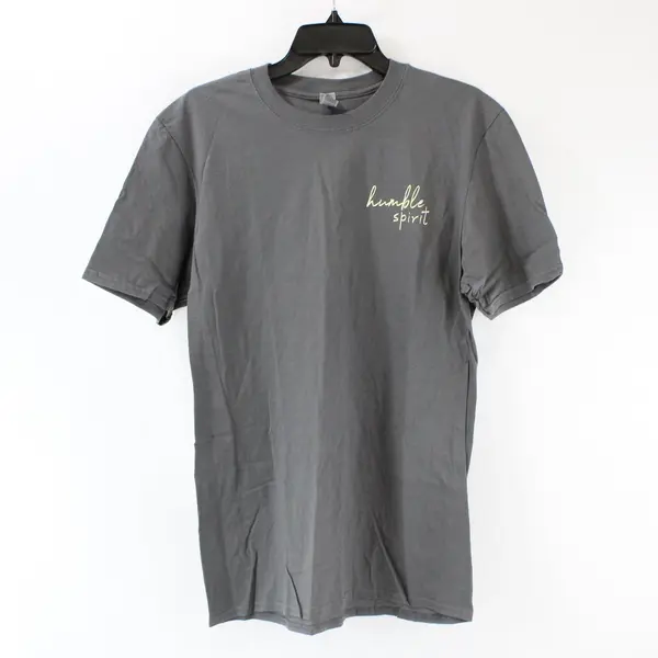 Gildan Softstyle Gray Humble Spirit Unisex Adult M T-Shirt