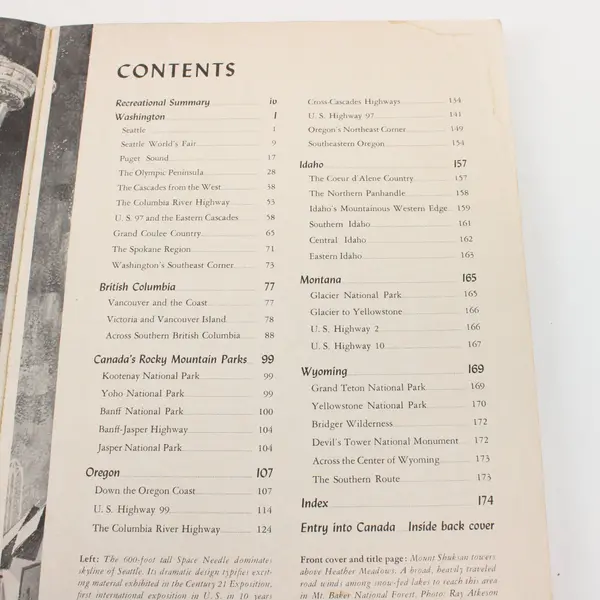 1962 Seattle World's Fair Official Guide Pacific Northwest Century 21
