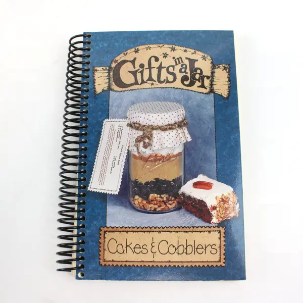 Lot of 2 Cookbooks Gifts in a Jar Cakes & Cobblers Don Holm Drying Pickling