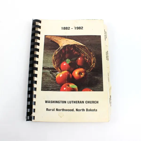 Lot of 2 Spiral & Comb-Bound Cookbooks Washington Lutheran Guilt-Free