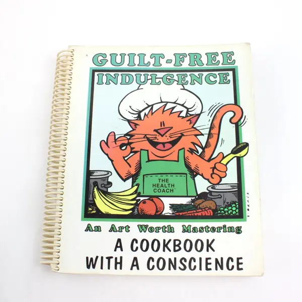 Lot of 2 Spiral & Comb-Bound Cookbooks Washington Lutheran Guilt-Free