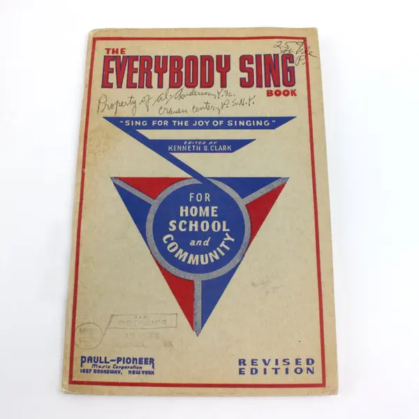 1935 The Everybody Sing Book Paull-Pioneer Revised Edition Sheet Music