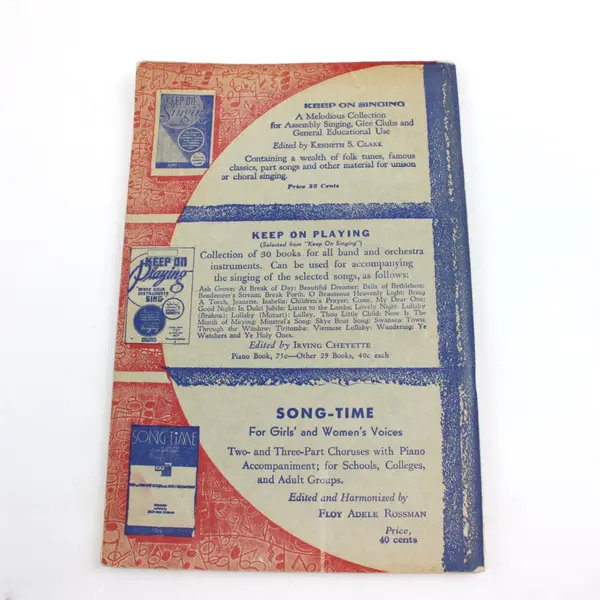 1935 The Everybody Sing Book Paull-Pioneer Revised Edition Sheet Music