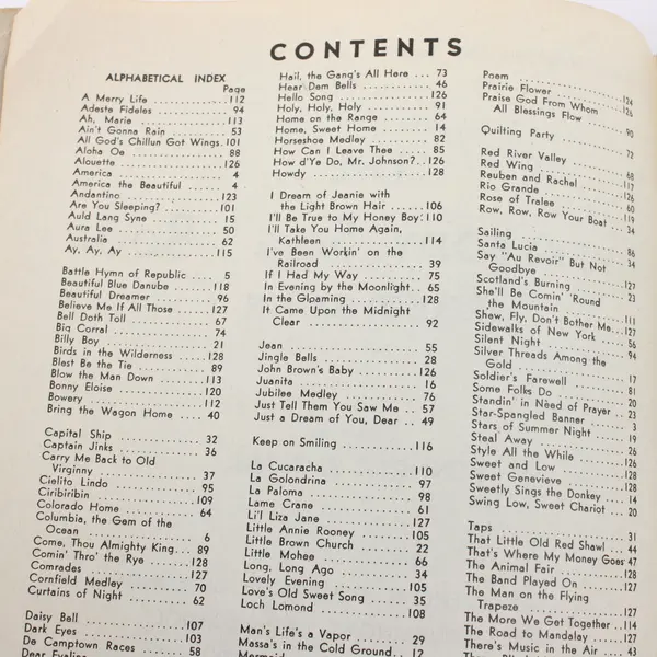 1935 The Everybody Sing Book Paull-Pioneer Revised Edition Sheet Music