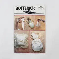 Vintage 1980s Butterick Bridal Accessories Pattern 4236 Uncut Used