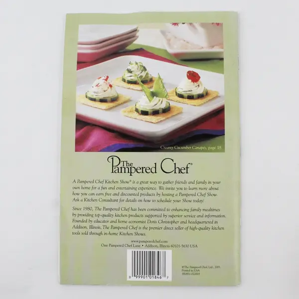 The Pampered Chef Season’s Best Recipe Collection 2003 Paperback Good