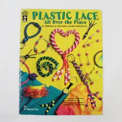 Hot Off The Press Plastic Lace 30 Kids' Lacing Projects Vintage 1999 Paperback