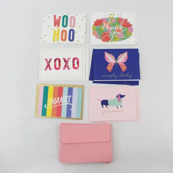 Hallmark Assorted Notes Stationery Set 23 Cards & 23 Envelopes