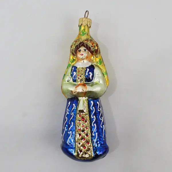 VTG 1996 Christopher Radko Russian Rhapsody “Tsarina” Blown Glass Ornament 5"