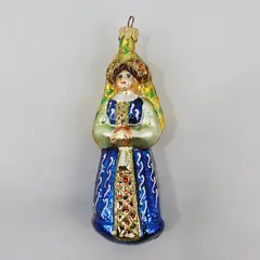 VTG 1996 Christopher Radko Russian Rhapsody “Tsarina” Blown Glass Ornament 5"