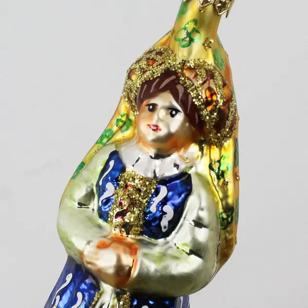 VTG 1996 Christopher Radko Russian Rhapsody “Tsarina” Blown Glass Ornament 5"