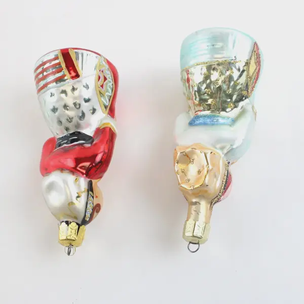 Lot of 2 VTG 1990 Christopher Radko Singing Ornaments  "Gypsy Queen" and "Diva" 
