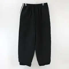Tek Gear Men's Black Track Pants White Side Stripes Drawstring Size L