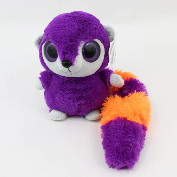 Ideal Toys Direct Plush Lemur Purple Orange Stuffed Toy MPN P2013-003