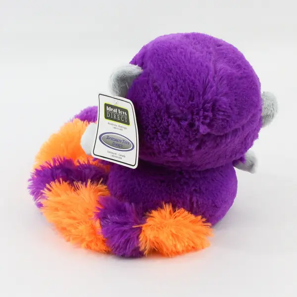 Ideal Toys Direct Plush Lemur Purple Orange Stuffed Toy MPN P2013-003