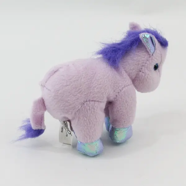 Manley Light Pink Lavender Horse Plush Magnetic Feet 6 Inch Toy