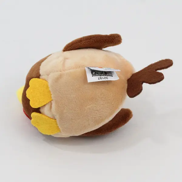 Outward Hound Raise the Woof Crinkly Round Chicken Dog Toy