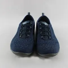 Skechers Breathe Easy Fortune Knit Slip-On Sneakers Navy Women's 8