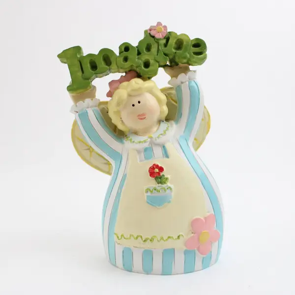 Dream Imagine Believe Angel Figurines Set of 3 Cherub Decor