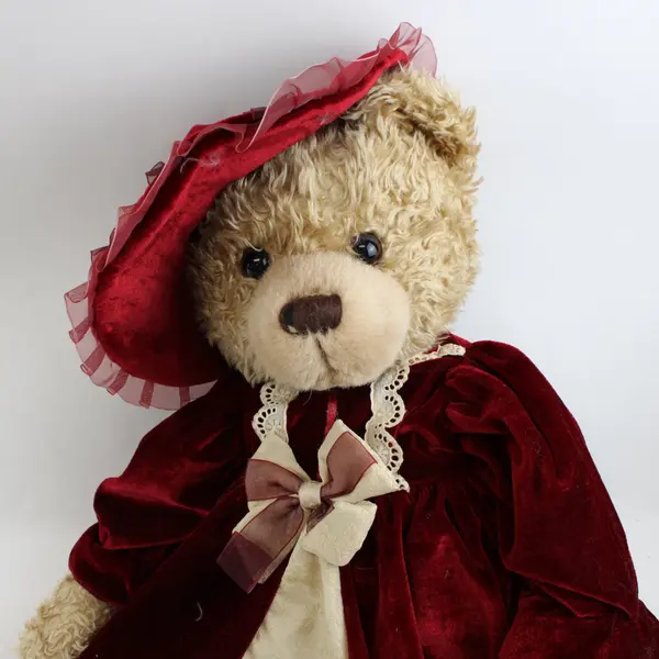SUP#715276 JC Penney Golden Bear Victorian Holiday Teddy Bear Plush 26.75"