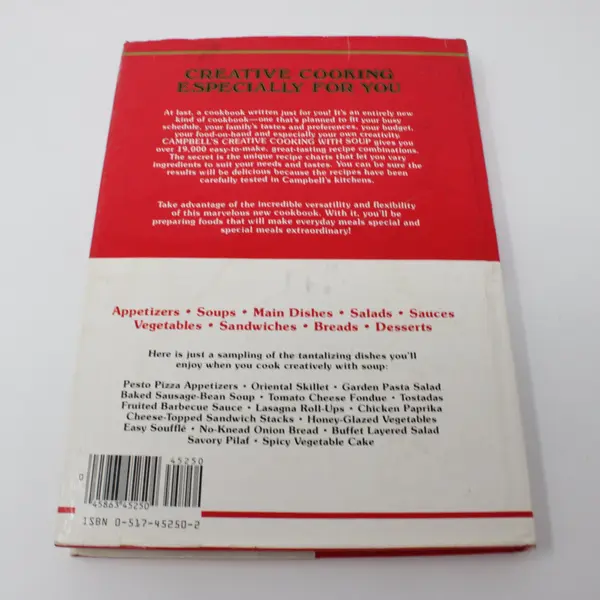 Campbell's Creative Cooking With Soup Cookbook 19,000 Mix & Match Recipes